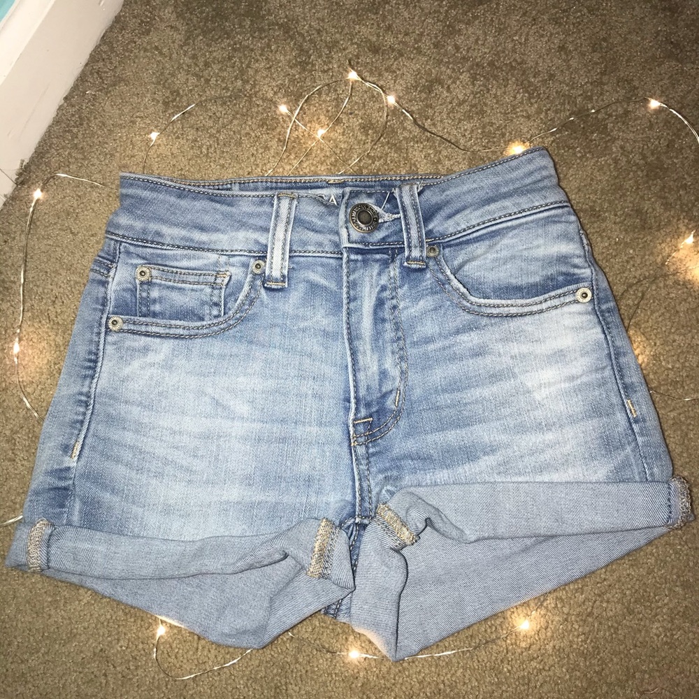 American Eagle hi-rise shortie next level stretch
